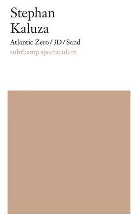 Kaluza |  Atlantic Zero/3D/Sand | Buch |  Sack Fachmedien