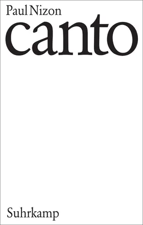 Nizon |  Canto | Buch |  Sack Fachmedien