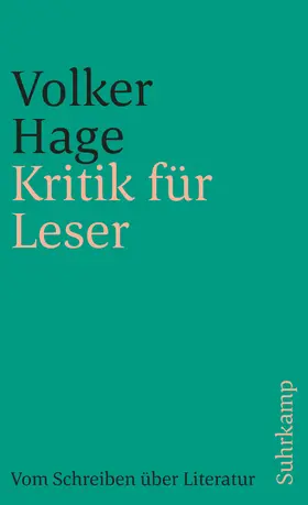 Hage |  Kritik für Leser | Buch |  Sack Fachmedien