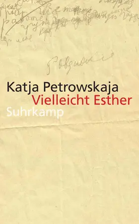 Petrowskaja |  Vielleicht Esther | Buch |  Sack Fachmedien