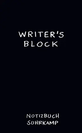  Notizbuch 'Writer's Block' | Buch |  Sack Fachmedien