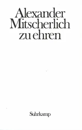 Vogel / Drews / Klüwer |  Alexander Mitscherlich zu Ehren. Provokation und Toleranz | Buch |  Sack Fachmedien