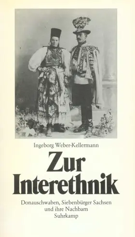 Weber-Kellermann |  Zur Interethnik | Buch |  Sack Fachmedien