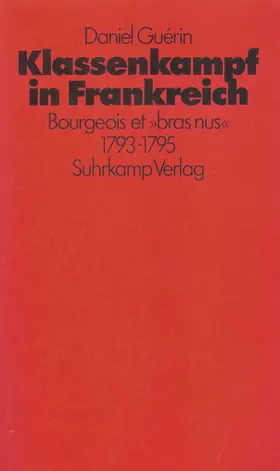 Guerin / Guérin |  Klassenkampf in Frankreich | Buch |  Sack Fachmedien