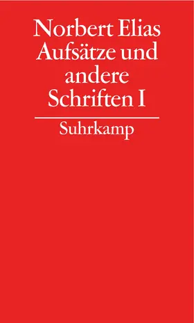 Elias |  Gesammelte Schriften in 19 Bänden | Buch |  Sack Fachmedien