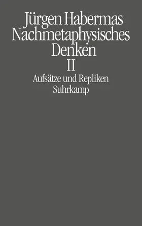 Habermas |  Nachmetaphysisches Denken II | Buch |  Sack Fachmedien