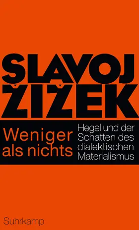 Zizek / Žižek |  Weniger als nichts | Buch |  Sack Fachmedien