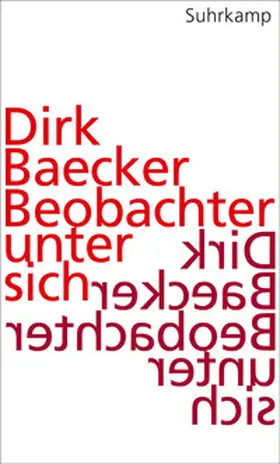 Baecker | Beobachter unter sich | E-Book | www2.sack.de