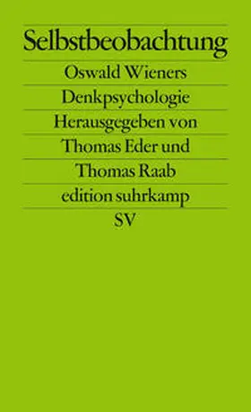 Eder / Raab |  Selbstbeobachtung | eBook | Sack Fachmedien