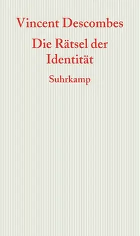 Descombes |  Die Rätsel der Identität | eBook | Sack Fachmedien