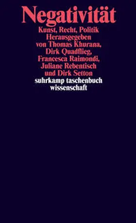 Khurana / Quadflieg / Raimondi |  Negativität | eBook | Sack Fachmedien