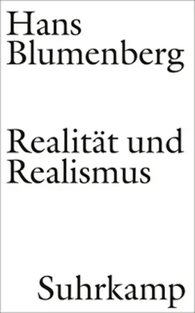 Blumenberg / Zambon | Realität und Realismus | E-Book | sack.de