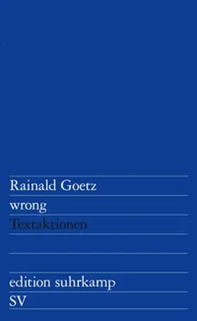 Goetz |  wrong | eBook | Sack Fachmedien