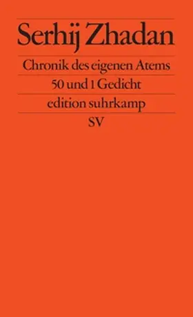 Zhadan | Chronik des eigenen Atems | E-Book | sack.de