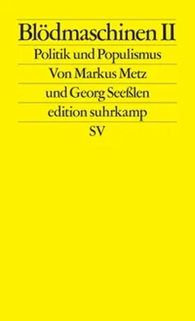 Metz / Seeßlen |  Blödmaschinen II | eBook | Sack Fachmedien
