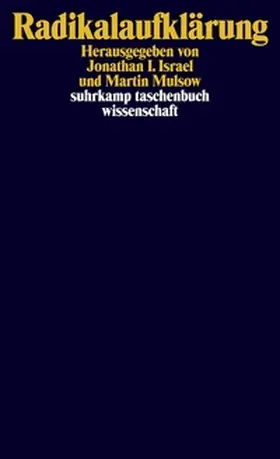 Israel / Mulsow |  Radikalaufklärung | eBook | Sack Fachmedien