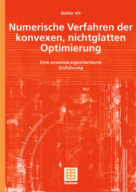 Alt |  Numerische Verfahren der konvexen, nichtglatten Optimierung | Buch |  Sack Fachmedien