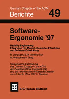 Liskowsky / Wünschmann / Velichkovsky |  Software-Ergonomie '97 | Buch |  Sack Fachmedien