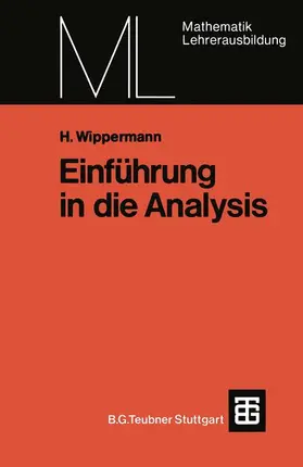 Wippermann |  Einführung in die Analysis | Buch |  Sack Fachmedien