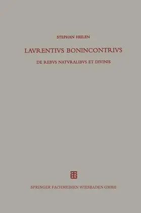 Miniatensis |  Lavrentivs Bonincontrivs Miniatensis | Buch |  Sack Fachmedien