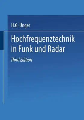 Unger |  Hochfrequenztechnik in Funk und Radar | Buch |  Sack Fachmedien