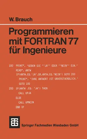  Programmieren mit FORTRAN 77 für Ingenieure | Buch |  Sack Fachmedien