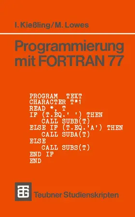 Lowes |  Programmierung mit FORTRAN 77 | Buch |  Sack Fachmedien