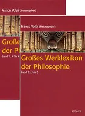 Volpi |  Großes Werklexikon der Philosophie | Buch |  Sack Fachmedien