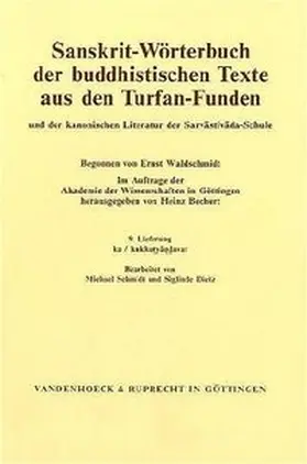 Bechert |  Sanskrit-Wörterbuch der buddhistischen Texte aus den Turfan-Funden. Lieferung 9 | Buch |  Sack Fachmedien