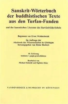 Bechert |  Sanskrit-Wörterbuch der buddhistischen Texte aus den Turfan-Funden. Lieferung 10 | Buch |  Sack Fachmedien