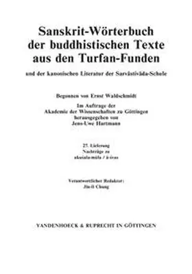 Hartmann |  Sanskrit-Wörterbuch der buddhistischen Texte aus den Turfan-Funden. Lieferung 27 | Buch |  Sack Fachmedien