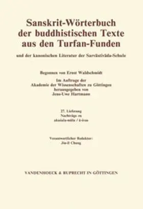 Hartmann |  Sanskrit-Wörterbuch der buddhistischen Texte aus den Turfan-Funden. Lieferung 22 | Buch |  Sack Fachmedien