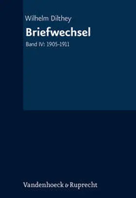 Dilthey / Kühne-Bertram / Lessing |  Briefwechsel | Buch |  Sack Fachmedien