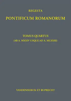 Jaffé / Herbers / Werner |  Regesta Pontificum Romanorum | Buch |  Sack Fachmedien