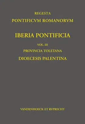 Berger |  Iberia Pontificia. Vol. III: Provincia Toletana | Buch |  Sack Fachmedien