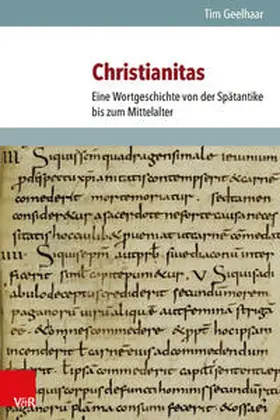 Geelhaar | Christianitas | Buch | 978-3-525-36725-4 | sack.de