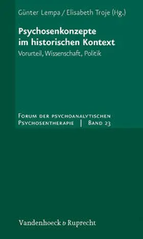 Lempa / Troje |  Psychosenkonzepte im historischen Kontext | Buch |  Sack Fachmedien