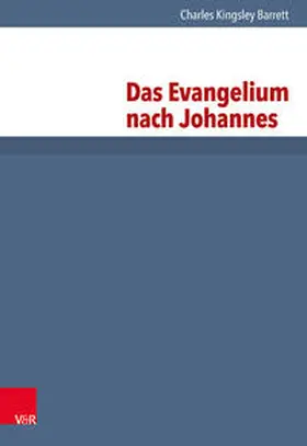Barrett |  Das Evangelium nach Johannes | Buch |  Sack Fachmedien