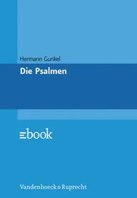 Gunkel |  Die Psalmen | Buch |  Sack Fachmedien