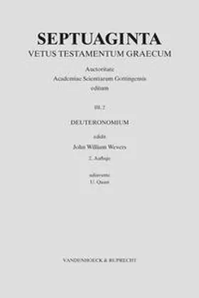 Wevers |  Septuaginta. Band 3,2 | Buch |  Sack Fachmedien