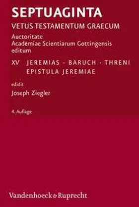 Ziegler |  Septuaginta. Band 15 | Buch |  Sack Fachmedien
