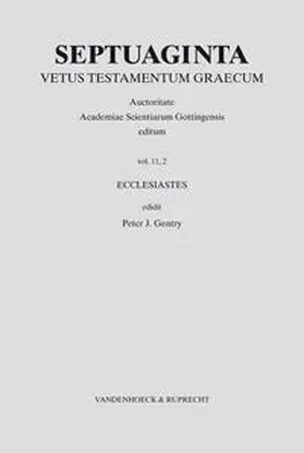 Gentry |  Septuaginta. Band 11,2 | Buch |  Sack Fachmedien