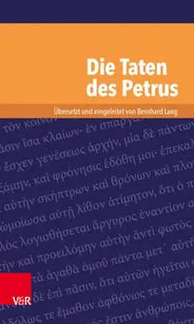 Lang |  Die Taten des Petrus | Buch |  Sack Fachmedien