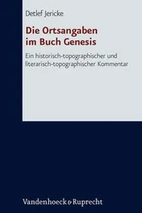 Jericke |  Die Ortsangaben im Buch Genesis | Buch |  Sack Fachmedien