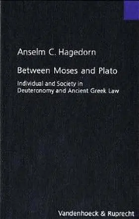 Hagedorn |  Between Moses and Plato | Buch |  Sack Fachmedien