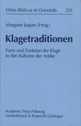 Jaques |  Klagetraditionen | Buch |  Sack Fachmedien