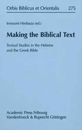 Himbaza |  Making the Biblical Text | Buch |  Sack Fachmedien