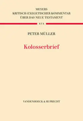 Müller / Koch |  Kolosserbrief | Buch |  Sack Fachmedien