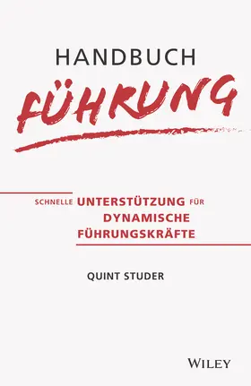 Studer |  Handbuch Führung | Buch |  Sack Fachmedien