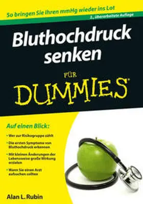 Rubin |  Bluthochdruck senken für Dummies | eBook | Sack Fachmedien